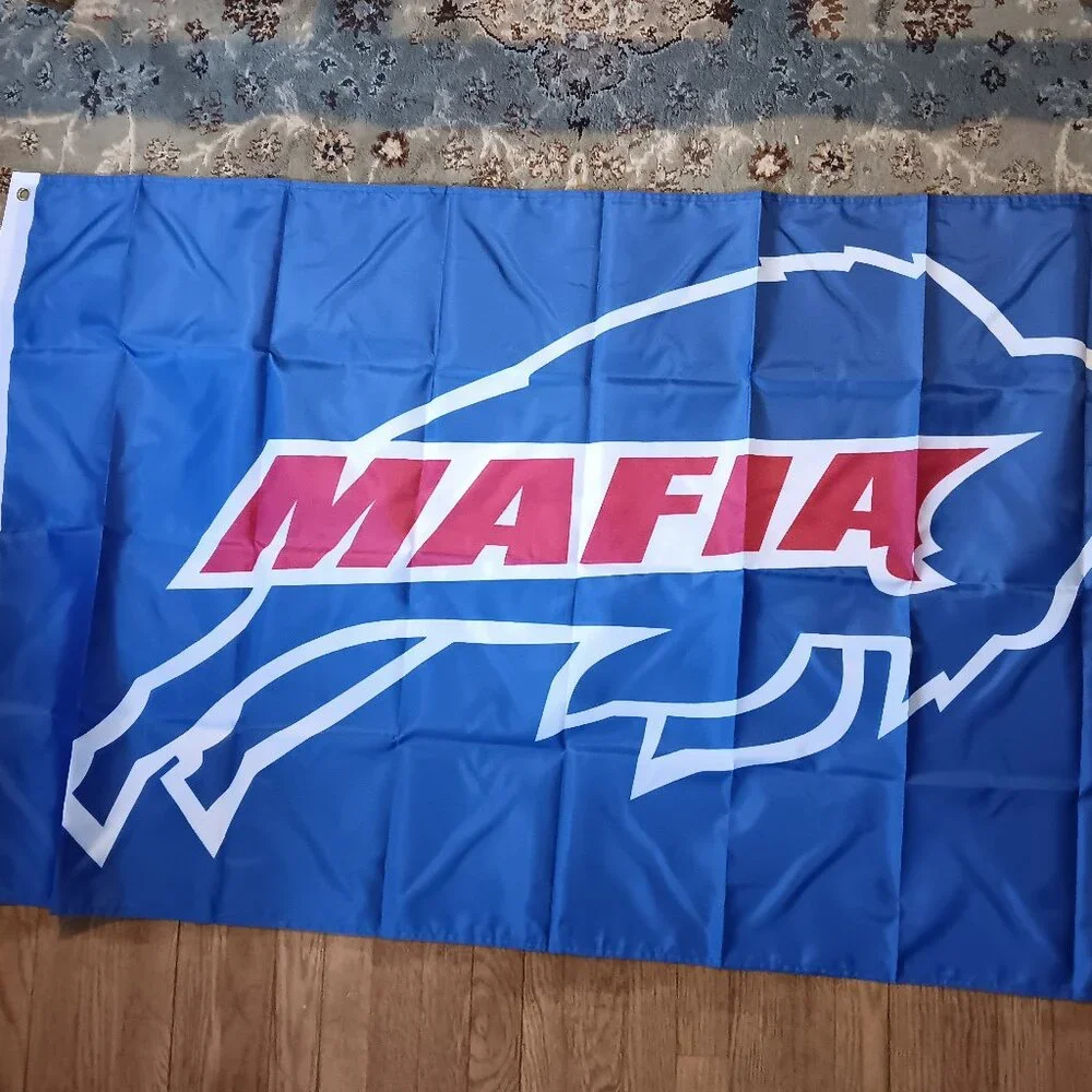Buffalo Bills Red Mafia NFL 3X5 Feet Flag Banner Pole or Wall Decor